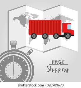 delivery service design, vector illustration eps10 graphic 