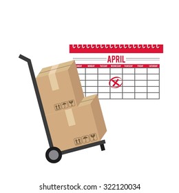 delivery service design, vector illustration eps10 graphic 