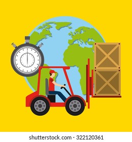 delivery service design, vector illustration eps10 graphic 