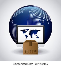 delivery service design, vector illustration eps10 graphic 
