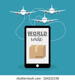 delivery service design, vector illustration eps10 graphic 