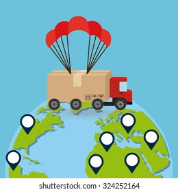 delivery service design, vector illustration eps10 graphic 