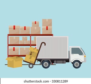 delivery service design, vector illustration eps10 graphic 