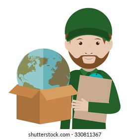 delivery service design, vector illustration eps10 graphic 