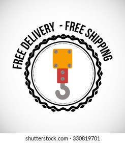 delivery service design, vector illustration eps10 graphic 