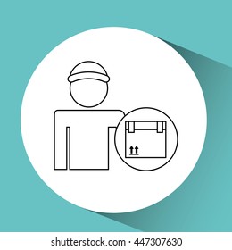 delivery service design, vector illustration eps10 graphic 