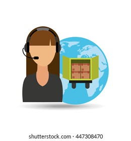 delivery service design, vector illustration eps10 graphic 