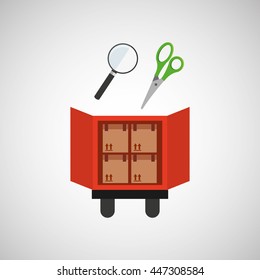 delivery service design, vector illustration eps10 graphic 