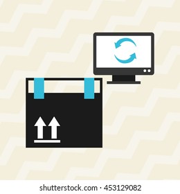 delivery service design, vector illustration eps10 graphic 