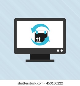 delivery service design, vector illustration eps10 graphic 