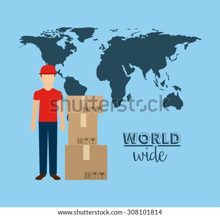 delivery service design, vector illustration eps10 graphic 