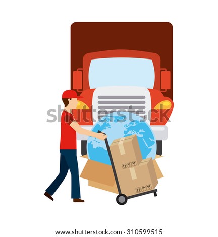 delivery service design, vector illustration eps10 graphic 