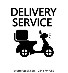 delivery service editable service icon eps10