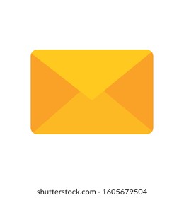delivery service with envelope isolated icon vector illustration design