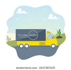 Delivery service for goods to customers. Couriers use vans or trucks to deliver large items to customers.