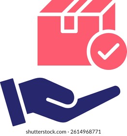 Delivery Service Icon Fill Vector Illustration