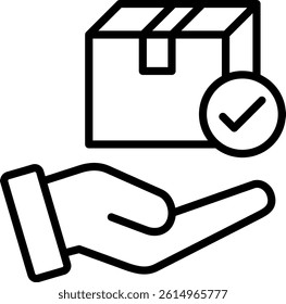 Delivery Service Icon Line Vector Illustration