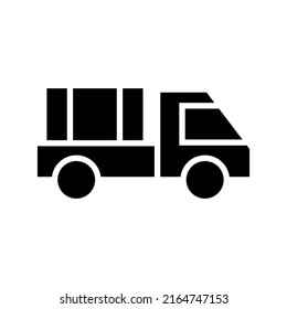 delivery service icon or logo isolated sign symbol vector illustration - high quality black style vector icons
