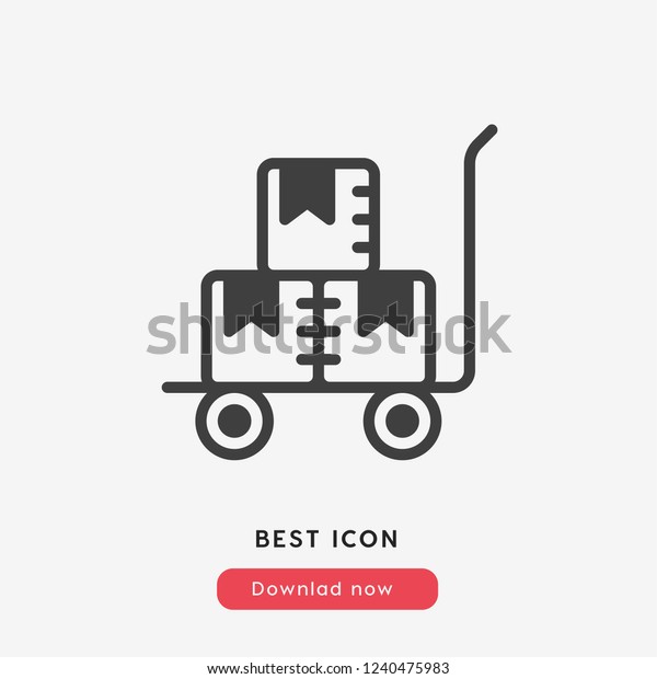 Delivery service icon\
vector