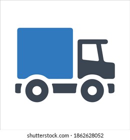 Delivery service icon. Vector and glyph