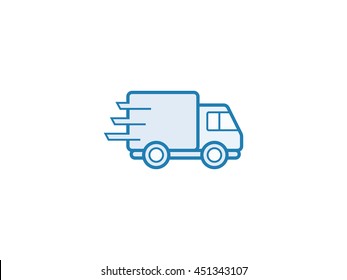 Ícone do serviço de entrega. Ilustração vetorial