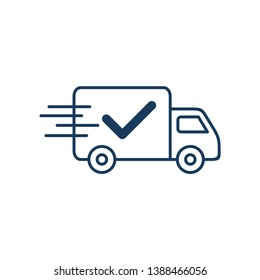 Delivery Service Icon Vector Template