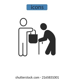 delivery service icons  symbol vector elements for infographic web