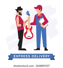 Delivery Service, Delivery into the hands.