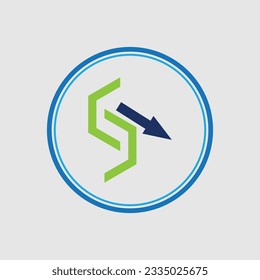 delivery service logo with gray background design template