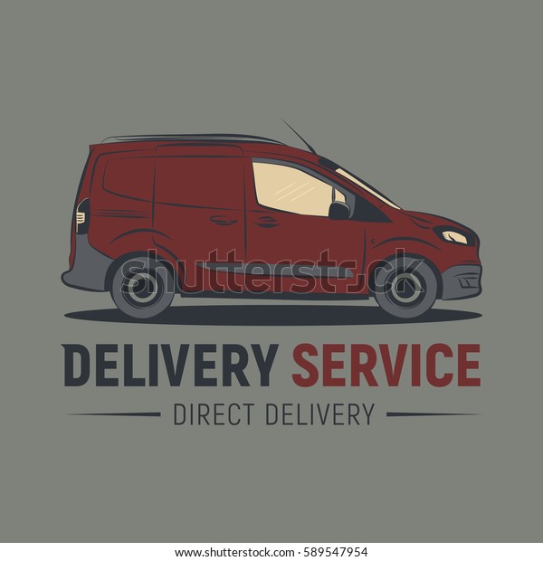 Delivery service logo template. Delivery\
company logo. Fast car. Vector\
illustration.