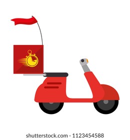 delivery service motorcycle icon