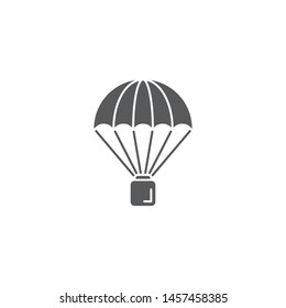 Delivery service symbol vector icon isolated on white backgorund
