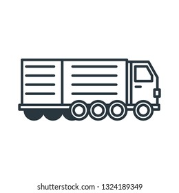 delivery service truck icon