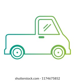 delivery service truck isolated icon