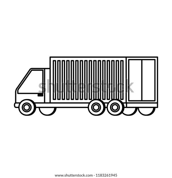 delivery service truck
isolated icon