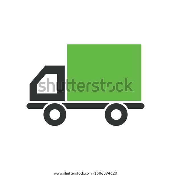 delivery service truck isolated icon vector
illustration design