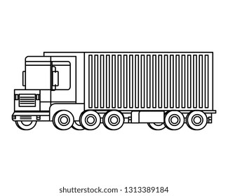 delivery service truck vehicle