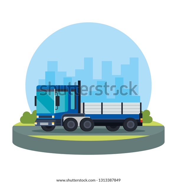 delivery service truck\
vehicle