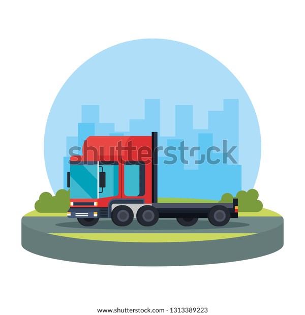 delivery service truck\
vehicle