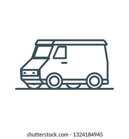 delivery service van icon