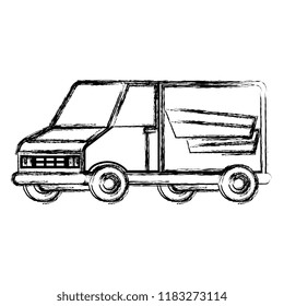 delivery service van vehicle