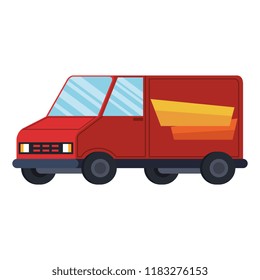 delivery service van vehicle