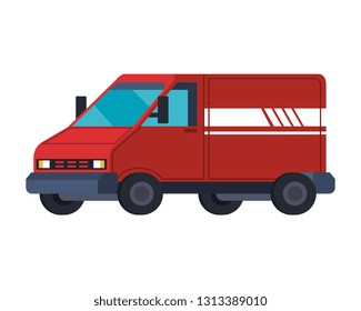 delivery service van vehicle