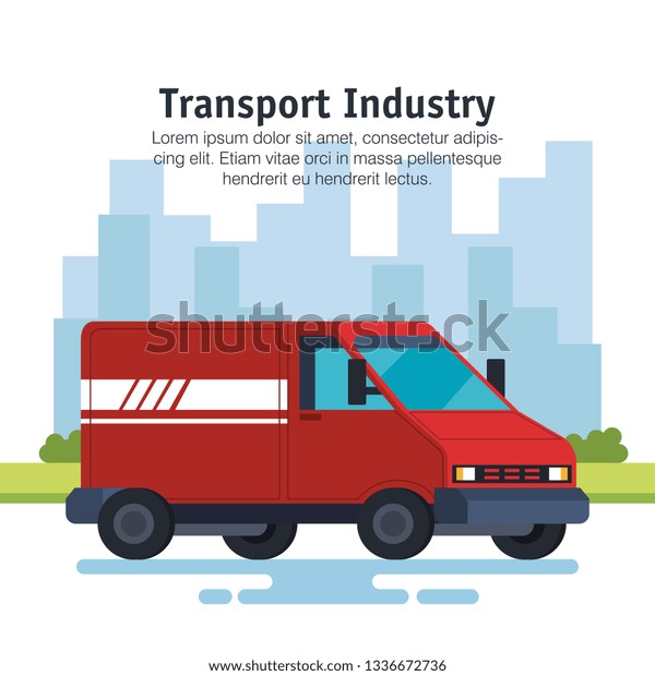 delivery service van\
vehicle