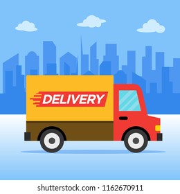 Delivery service vector illustration