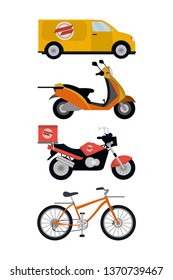 delivery service vehicles