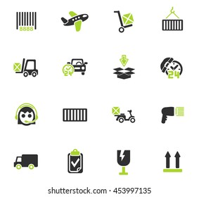 delivery service web icons for user interface design