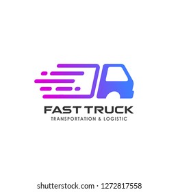 delivery services logo design. courier logo design template icon vector