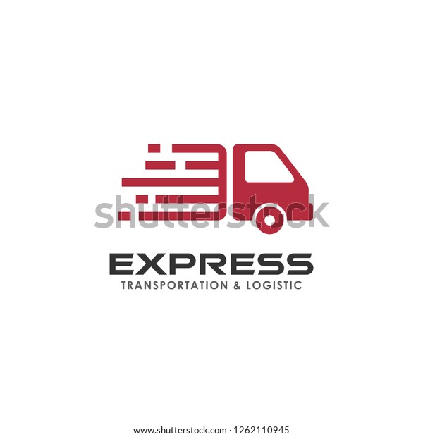 delivery services logo design. courier logo design
template icon vector