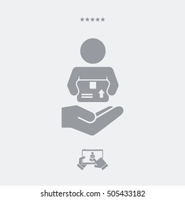 Delivery services - Minimal modern icon